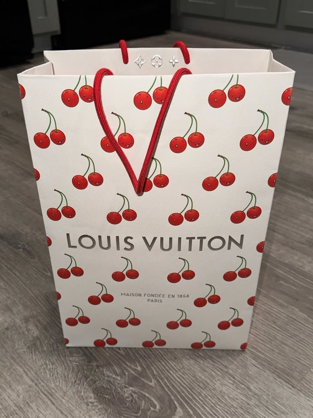 AUTHENTIC LOUIS VUITTON MAISON FONDEE EN 1854 CHERRY SHOPPING BAG LIMITED ED